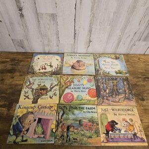 Vintage 1960-1976 Children Book Lot Of 9, The Medici Society Ltd Lonfon